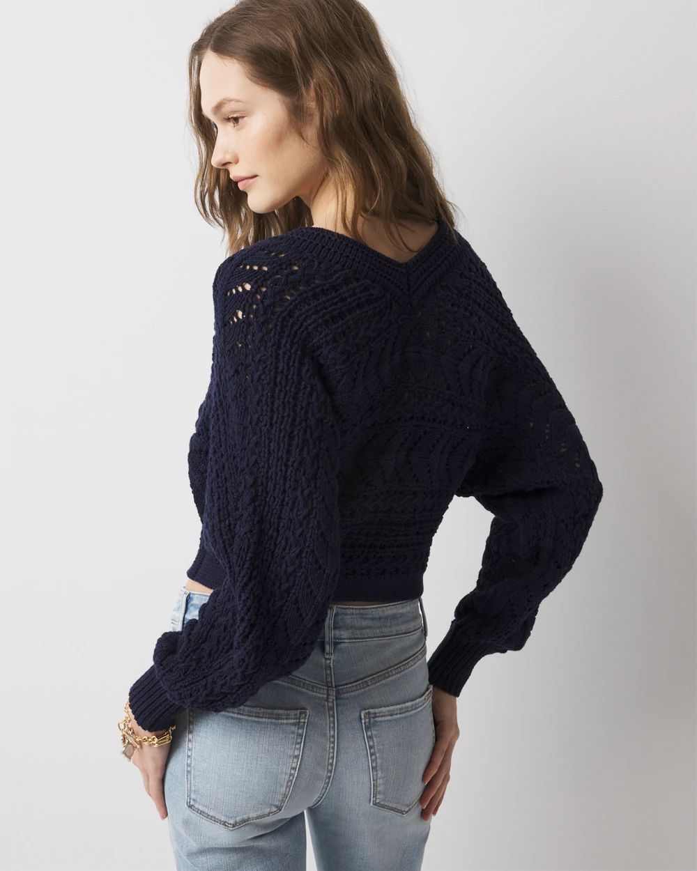 Chunky Knit Dolman Pullover Sweater