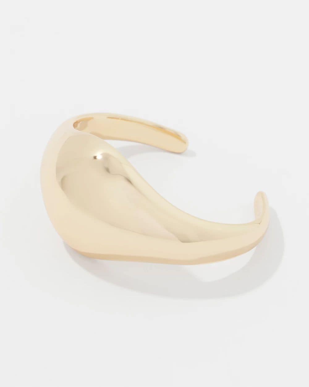 Gold Sculptural Cuff