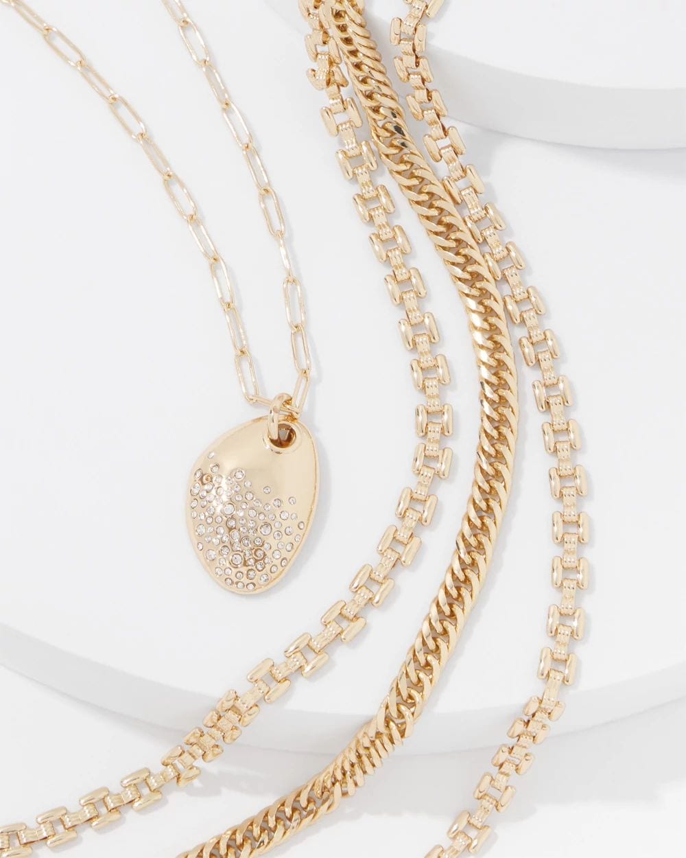 Multi-Strand Convertible Pendant Necklace