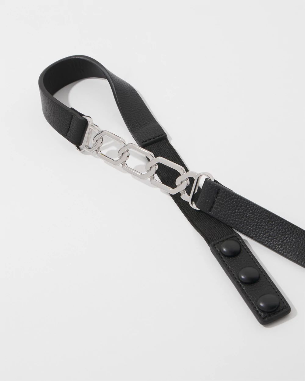 Silver Chain Stretch Belt