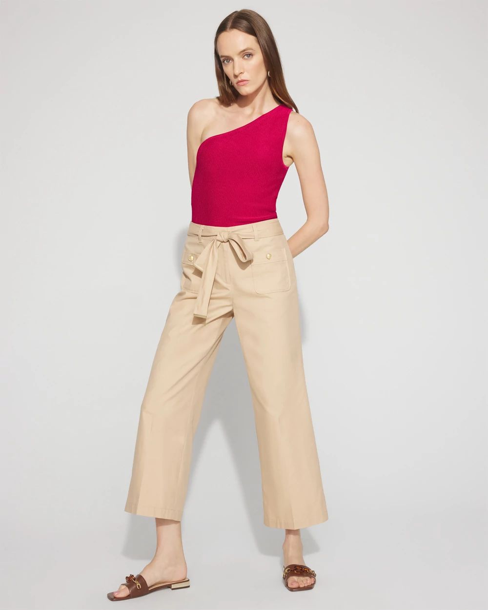 Everyday Wide-Leg Cropped Pant