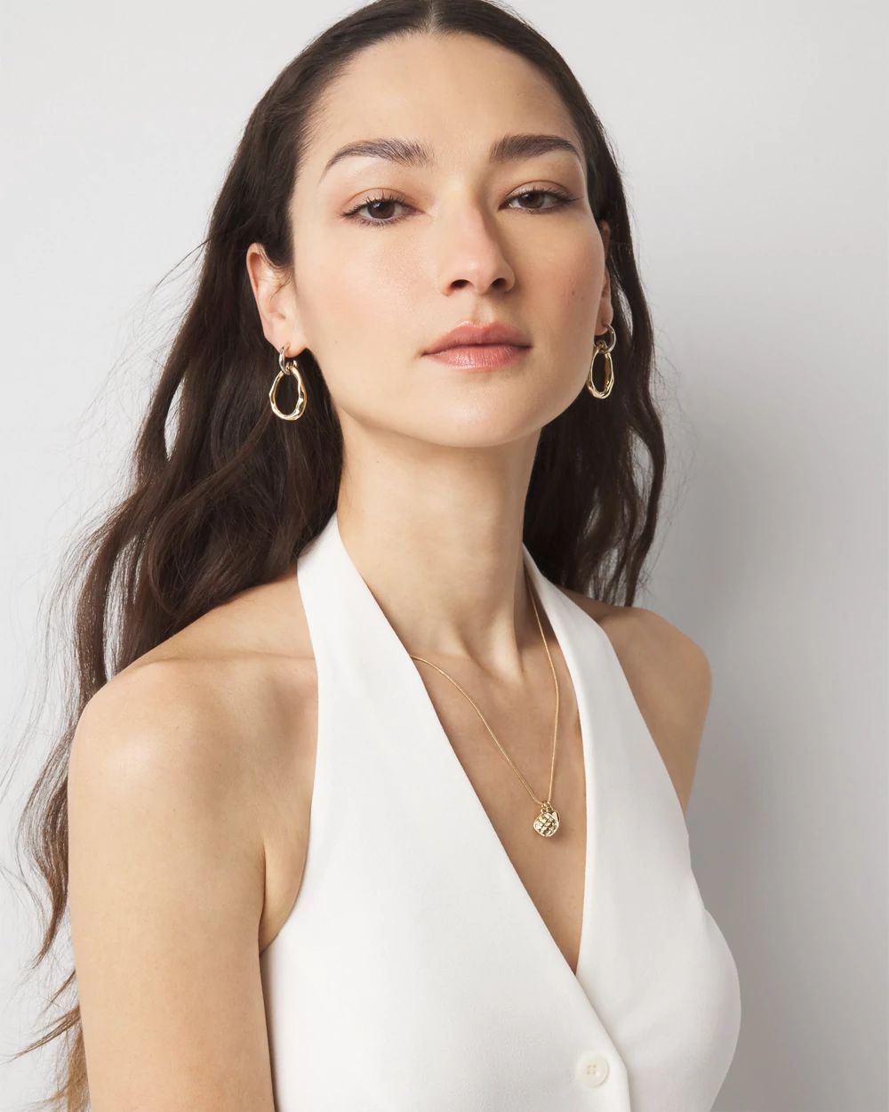 Halter Vest Wide Leg Jumpsuit