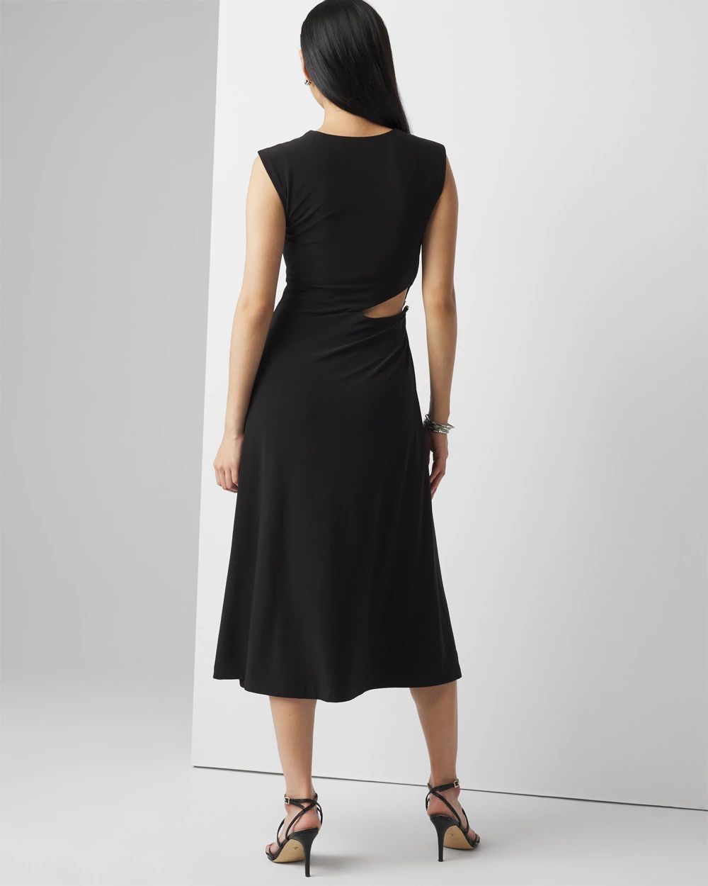 Petite Matte Jersey Midi Dress