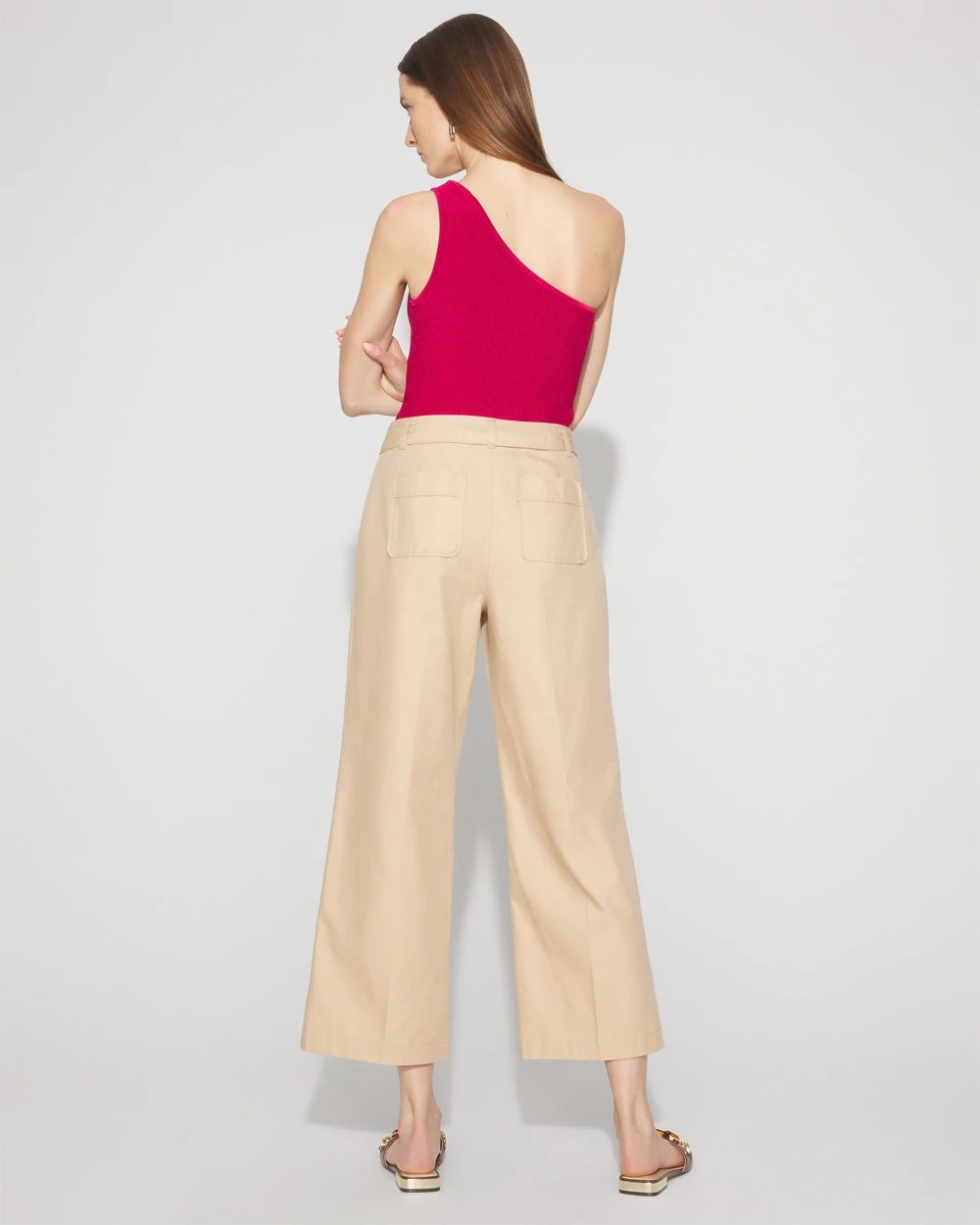 Everyday Wide-Leg Cropped Pant