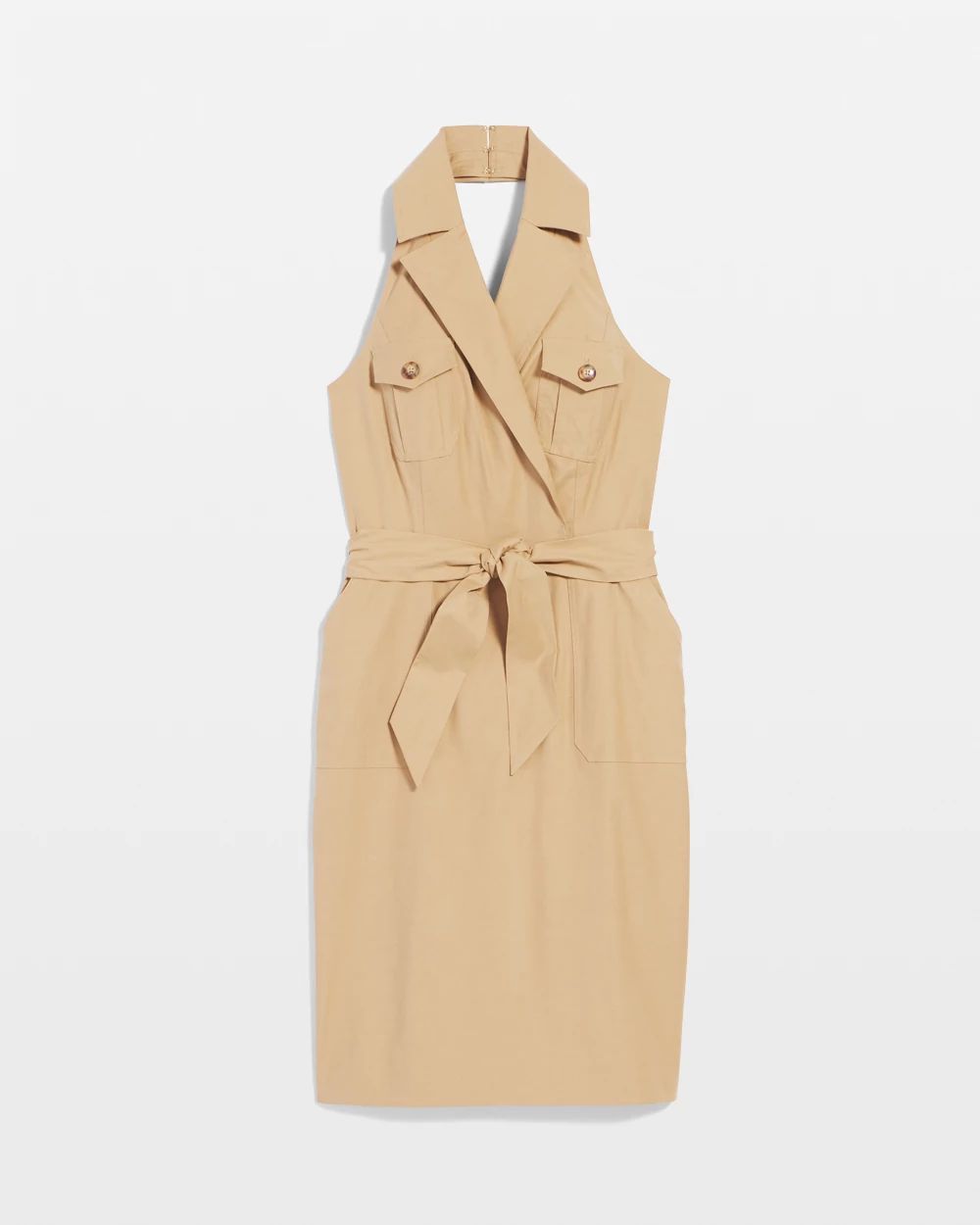 Trench Wrap Mini Dress