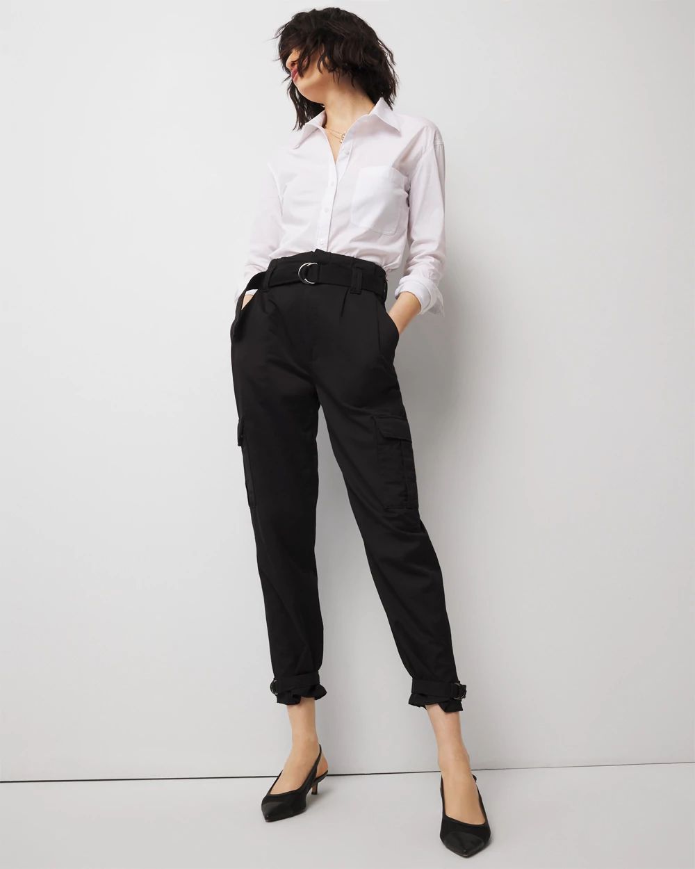 Extra High-Rise Pret Cargo Tapered Ankle Pant