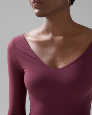WHBM® FORME Long-Sleeve Dual Neck Tee