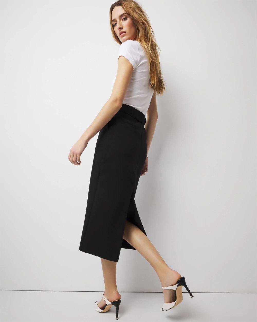 Belted Trouser Skirt