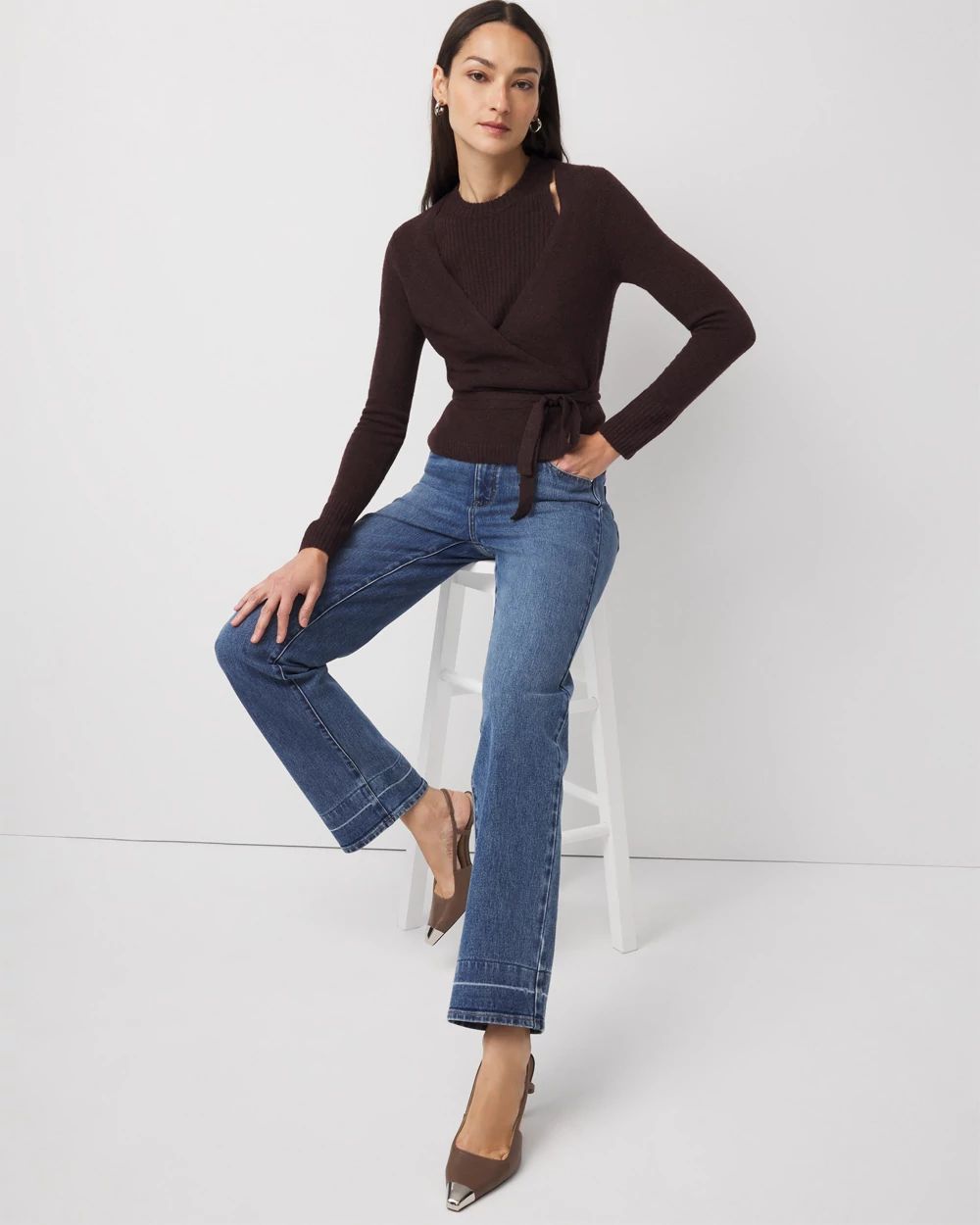 Two-in-One Wrap Cardigan