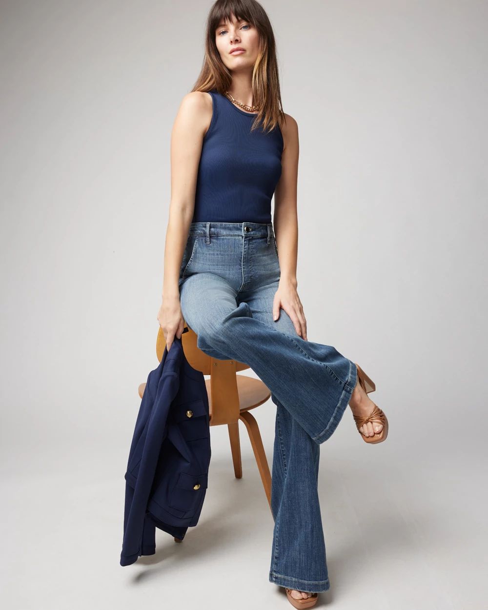 WHBM® FORME Rib Tank click to view larger image.