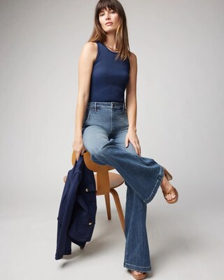 WHBM® FORME Rib Tank click to view larger image.