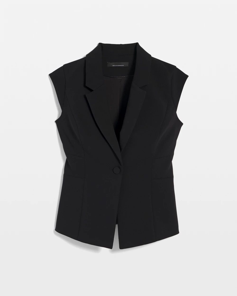 Cropped Tailored Vest