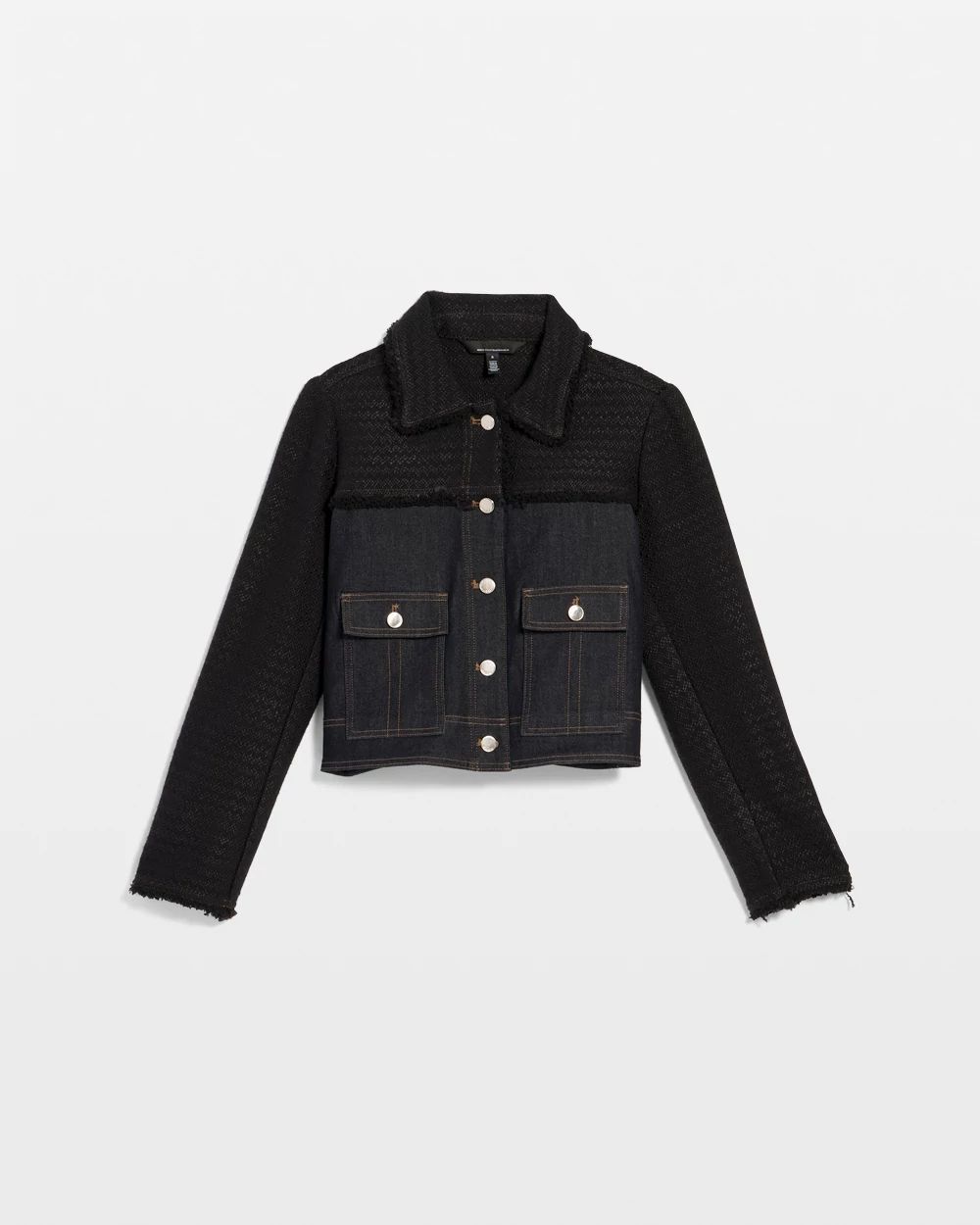 Tweed + Denim Jacket