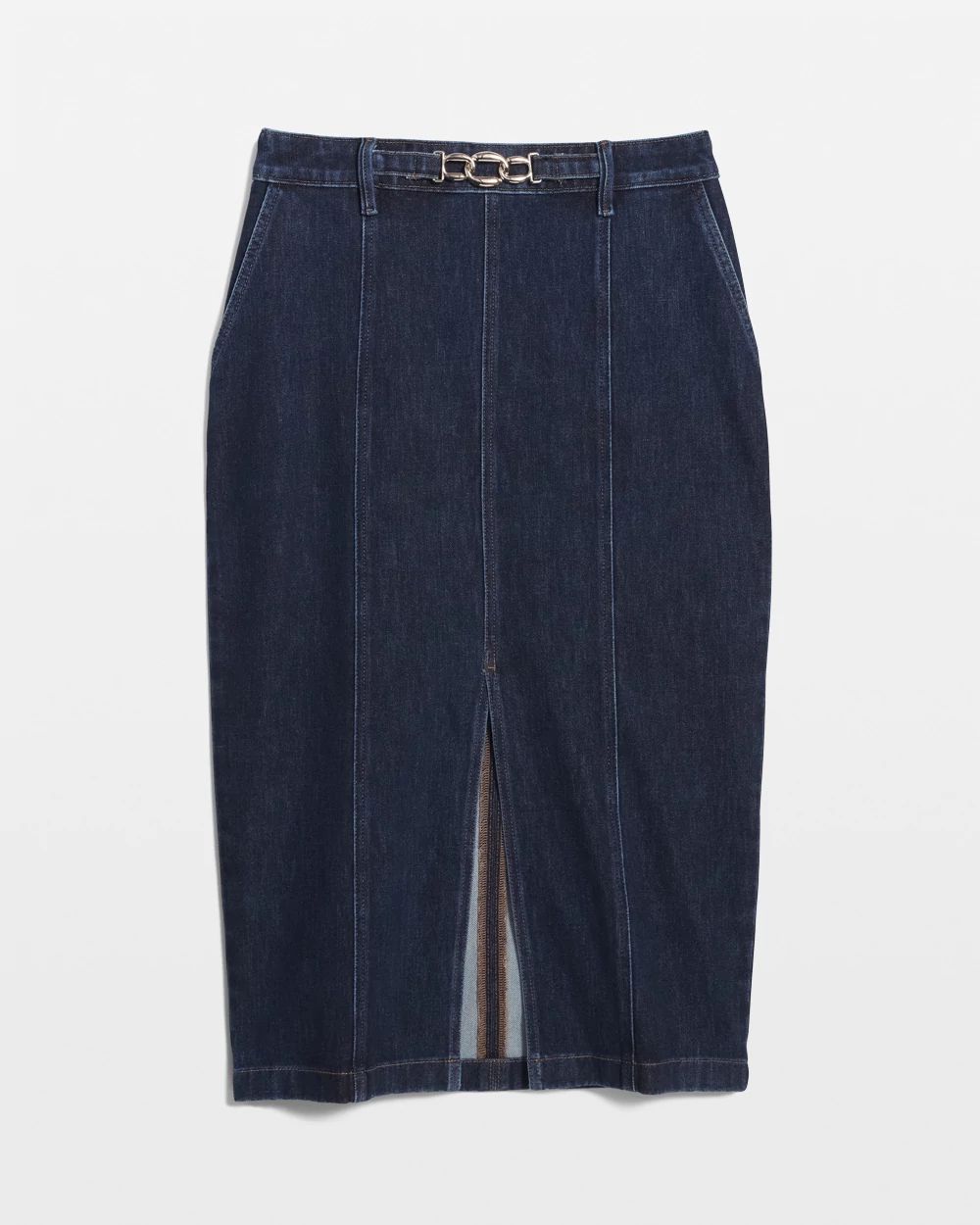 Petite Denim Pencil Skirt