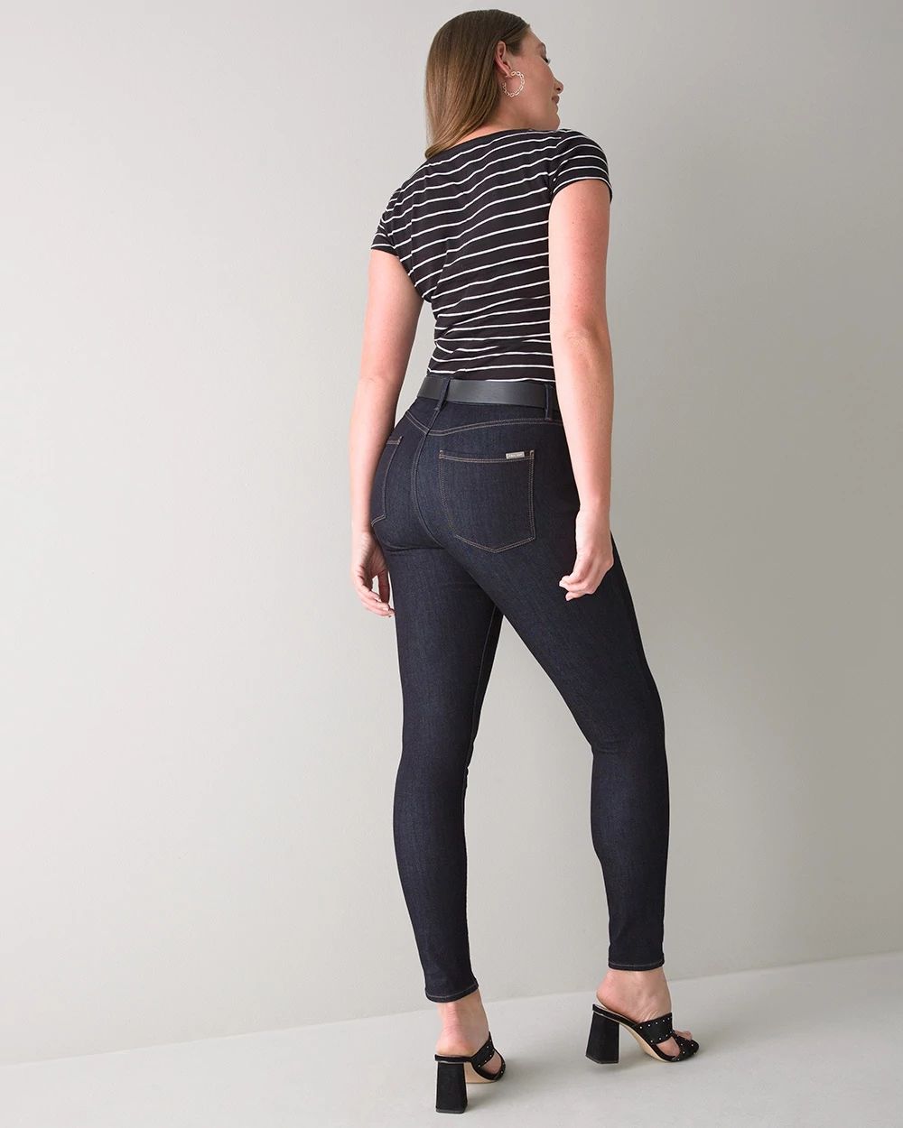 Curvy-Fit High-Rise Skinny Jeans