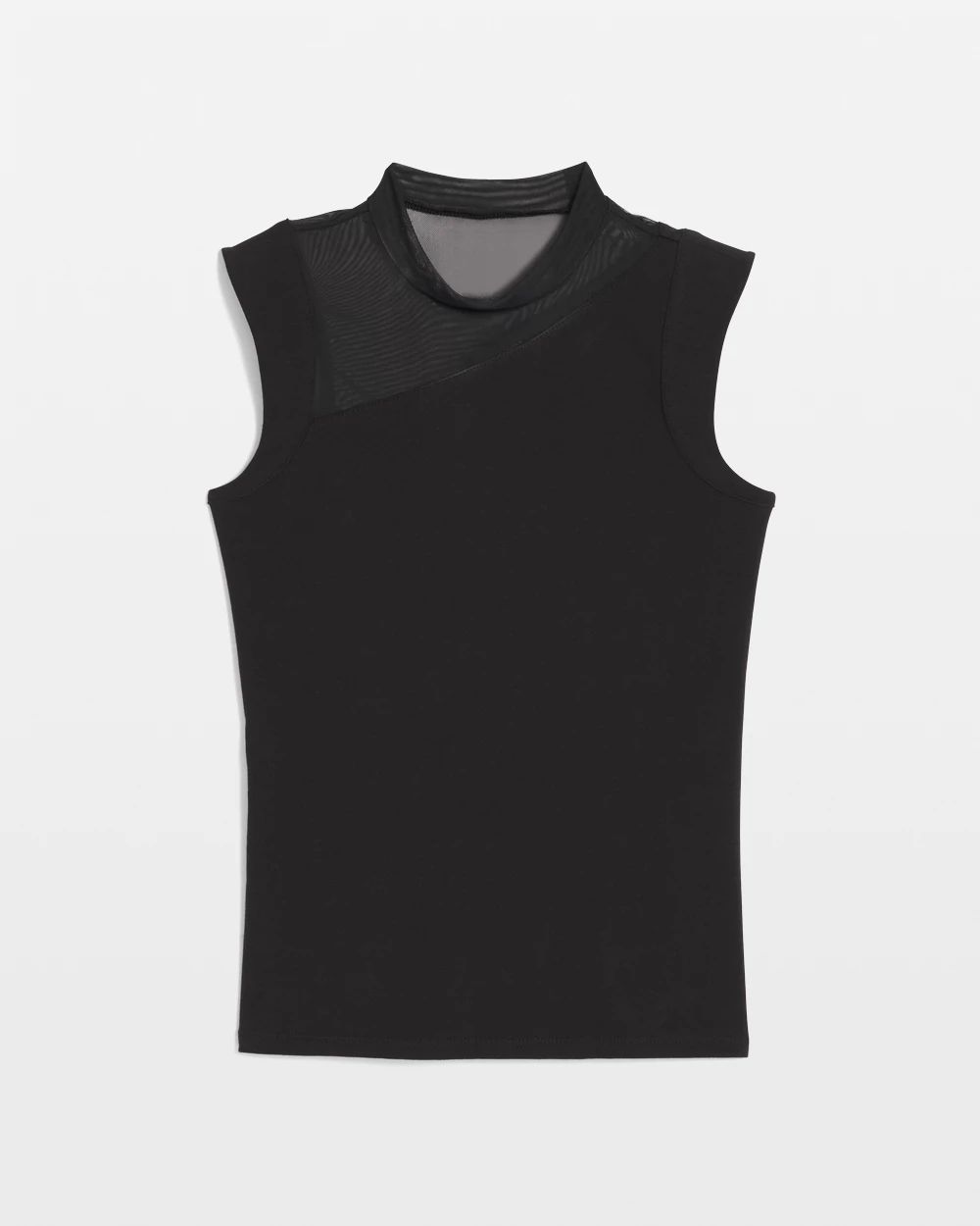 WHBM FORME™ All Ways Stretch Mesh Inset Top