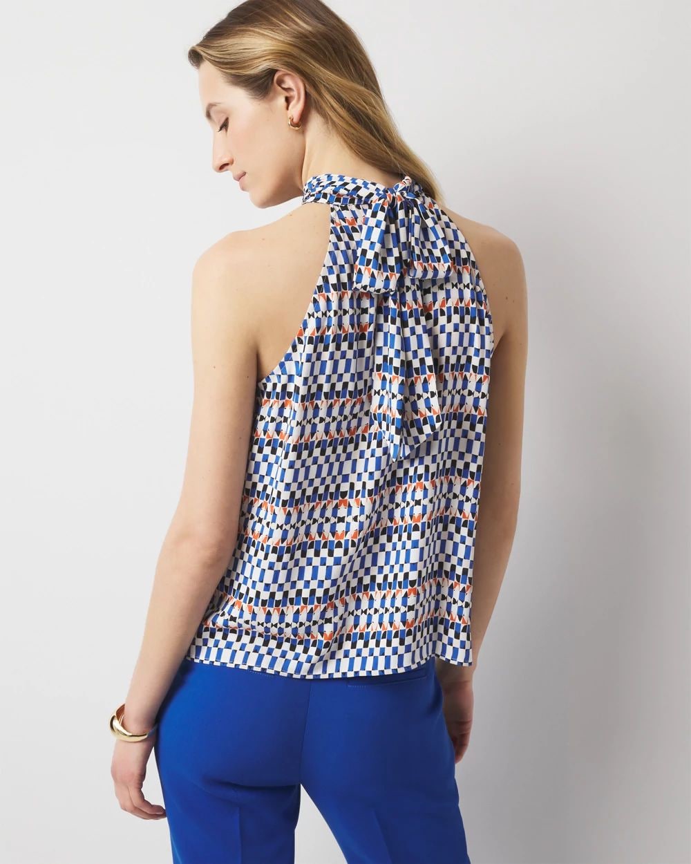 Cut Out Tie-Neck Halter