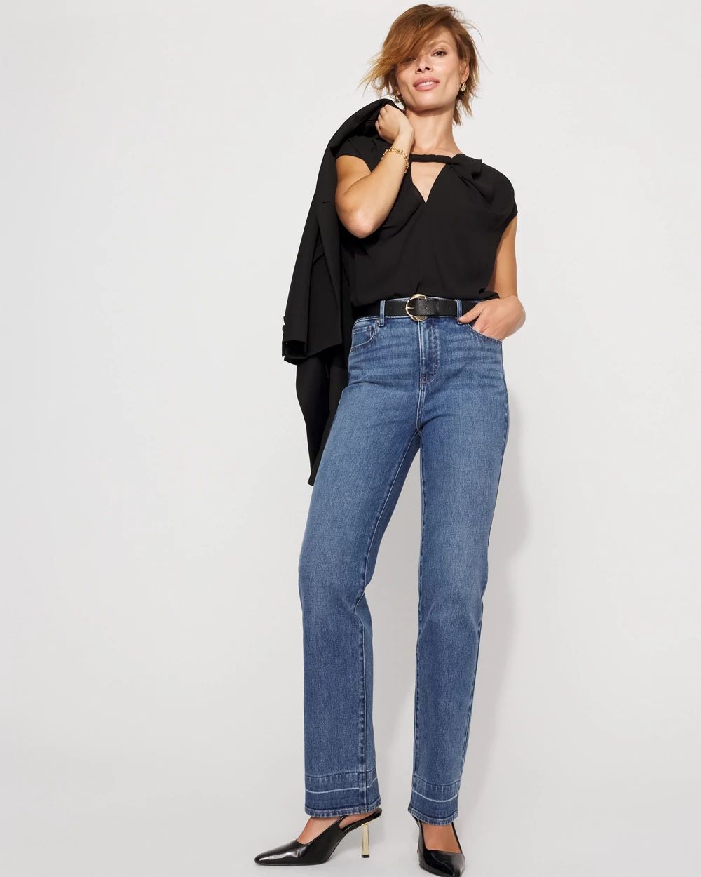 Twist-Neck Keyhole Shell