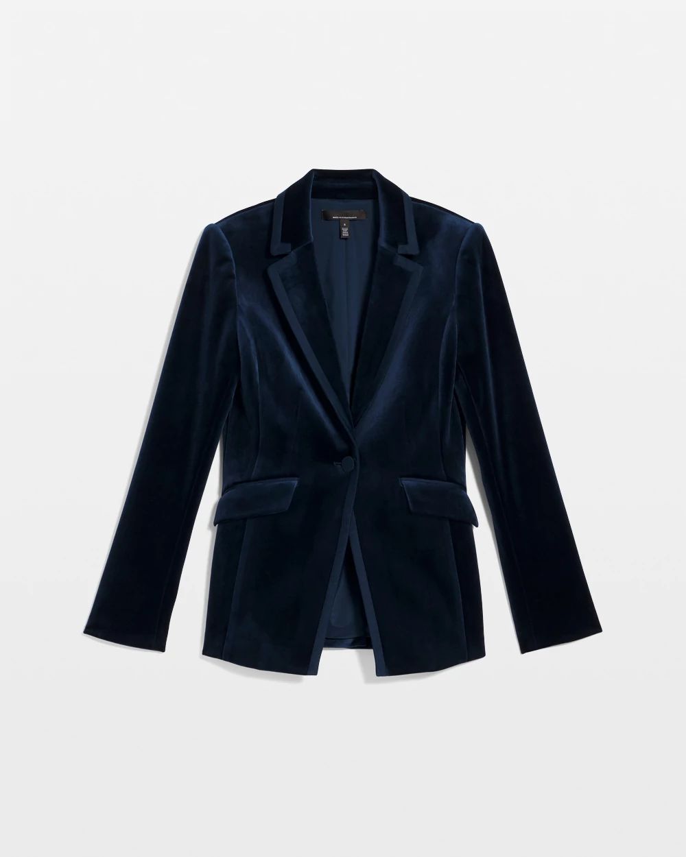 WHBM® One-Button Velvet Blazer