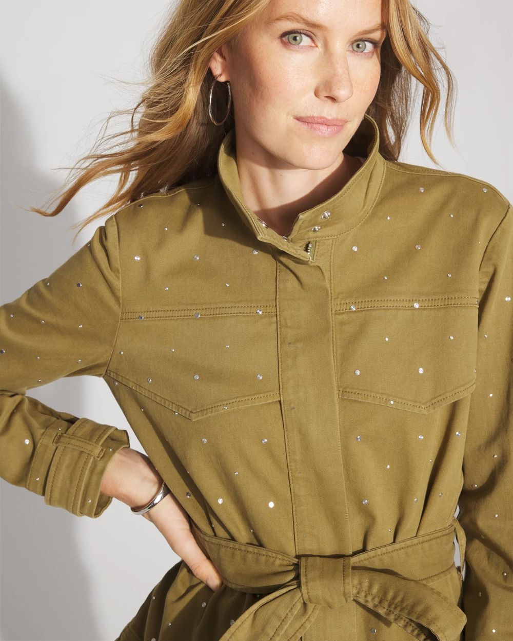 Petite Pret Studded Jacket