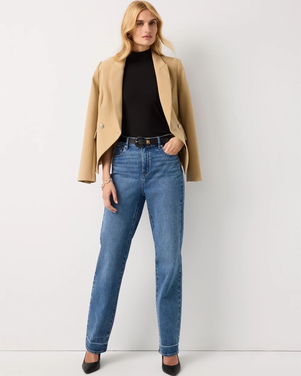 WHBM FORME™ All Ways Stretch Mock Neck Tank