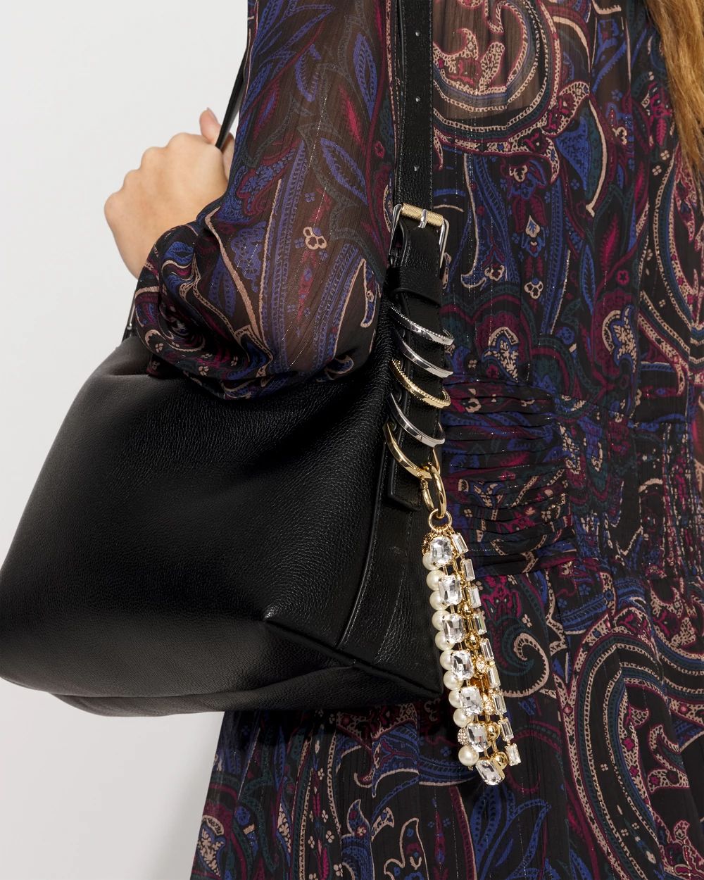 Mixed Metal Bag Charm