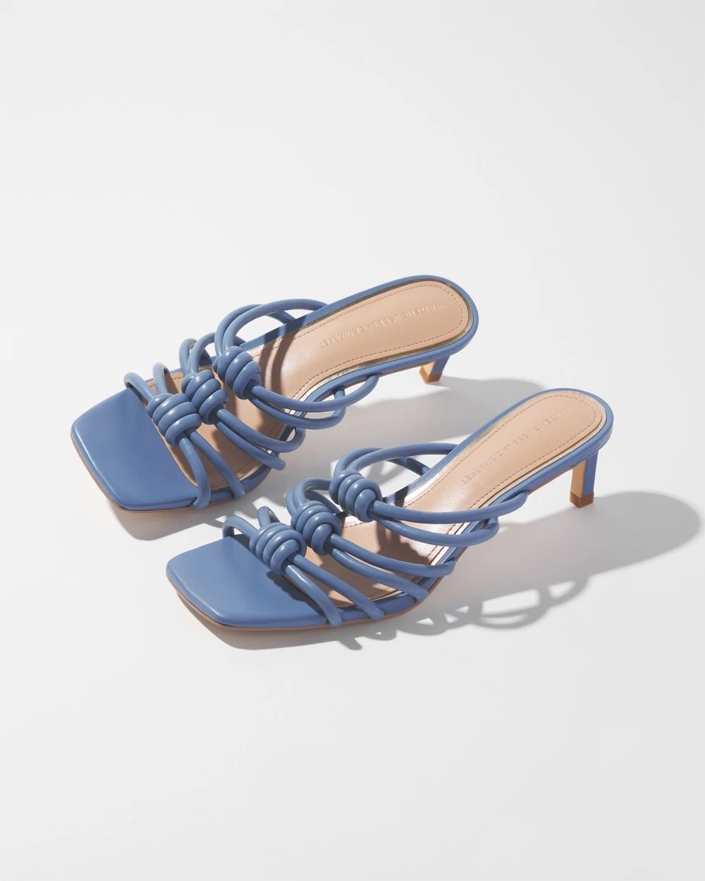 Knotted Strappy Heels