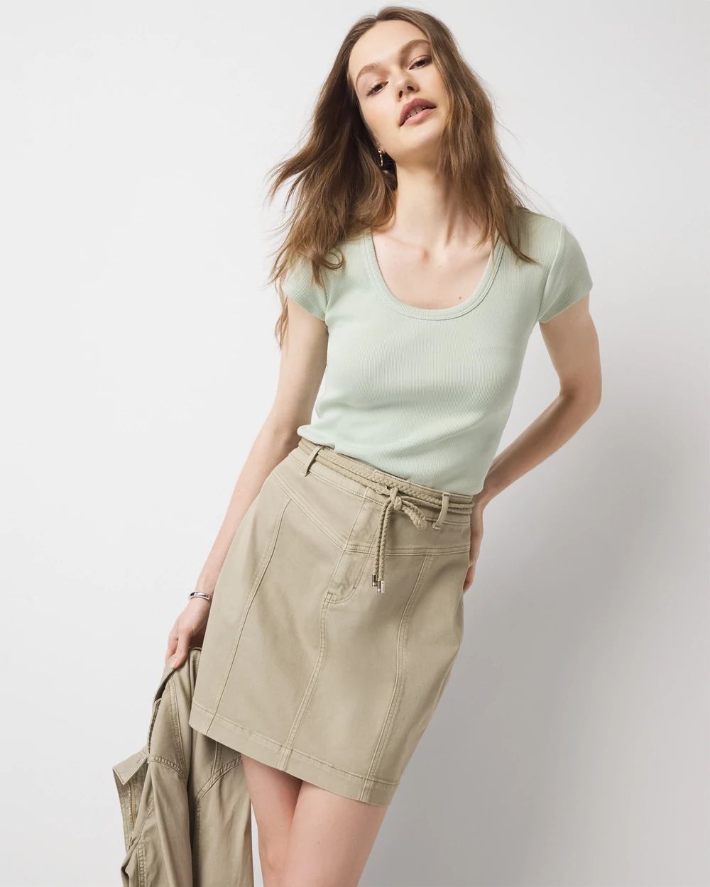 Utility Mini Skirt