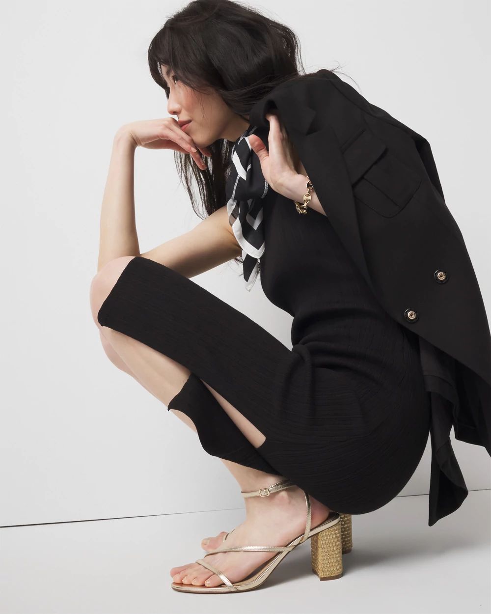 Halter Sweater Dress