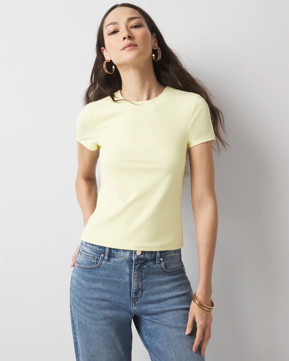 WHBMFORME™ All Ways Stretch Crewneck Tee