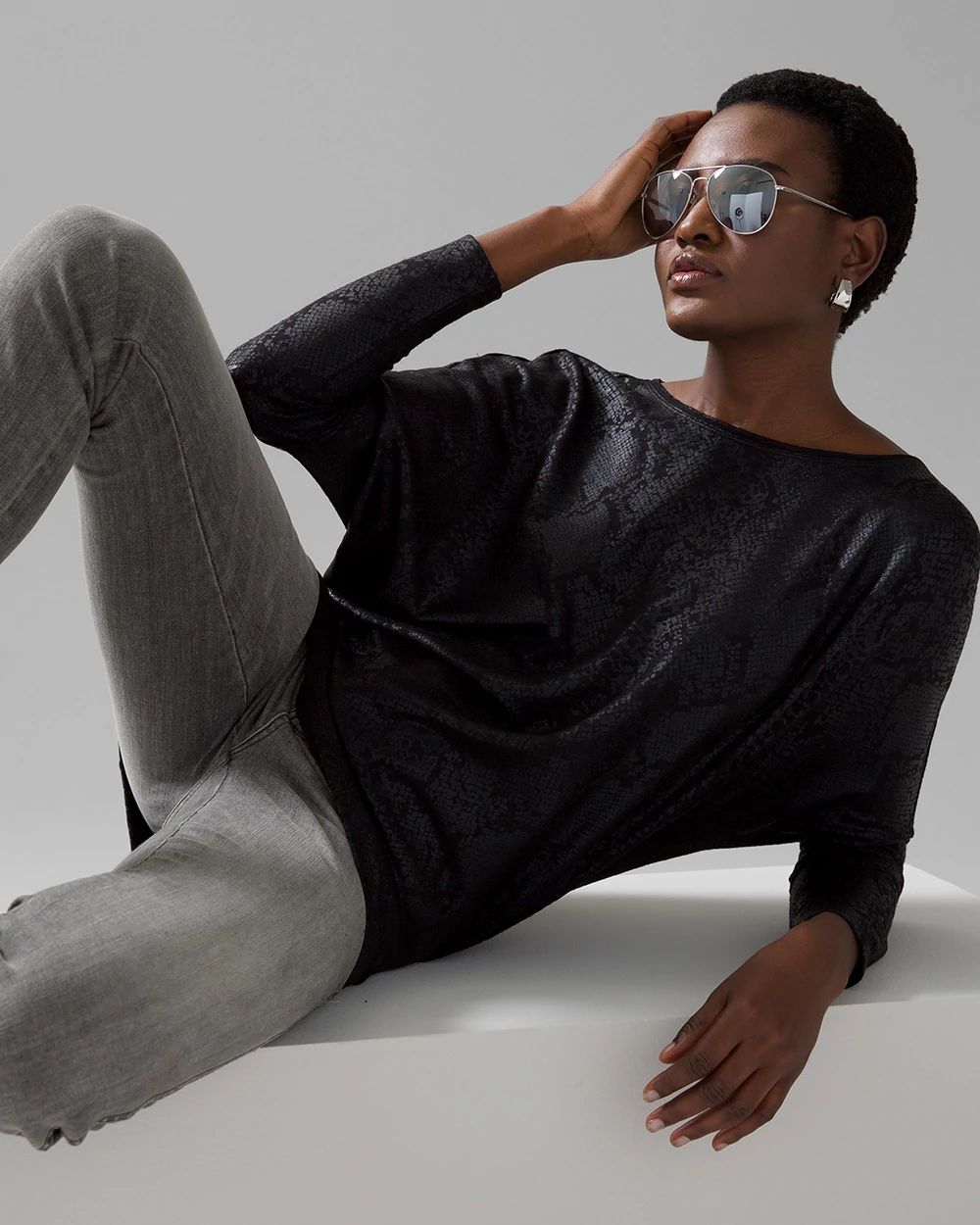 Cozy Knit Dolman Tunic