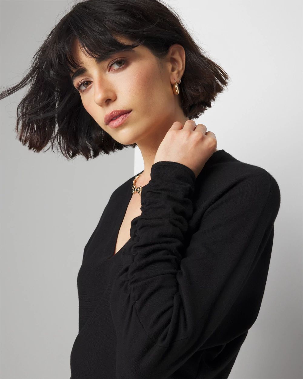 Long Sleeve Dolman Sweater Dress