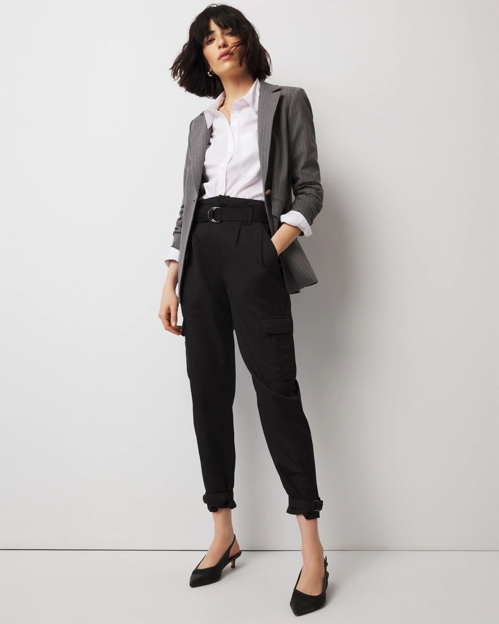 Extra High-Rise Pret Cargo Tapered Ankle Pant