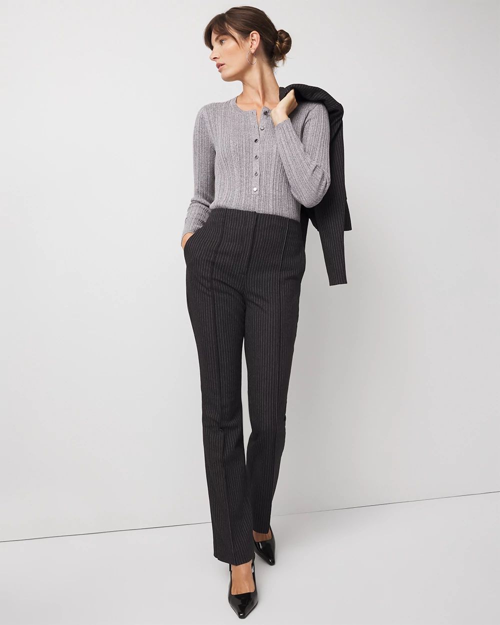 Lurex Henley Sweater