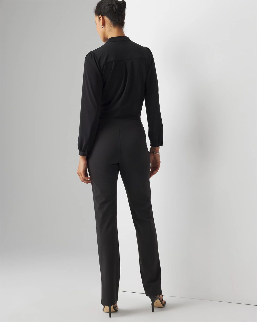 WHBM® Scuba Embellished Flare Leggings