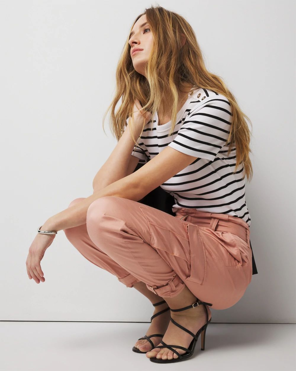 Extra High-Rise Pret Cargo Tapered Ankle Pant