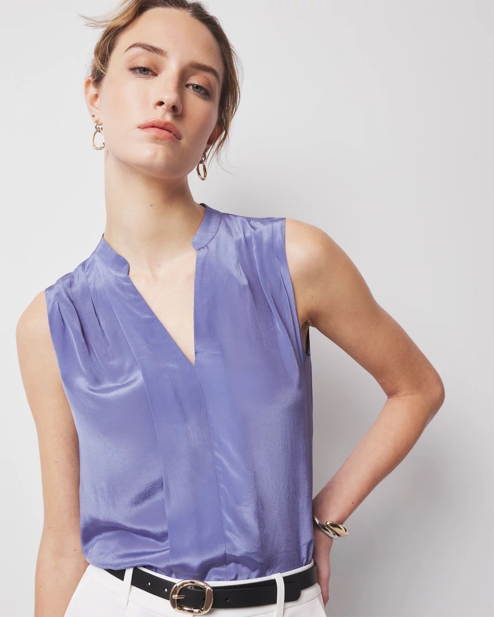 Petite Pleated Shell