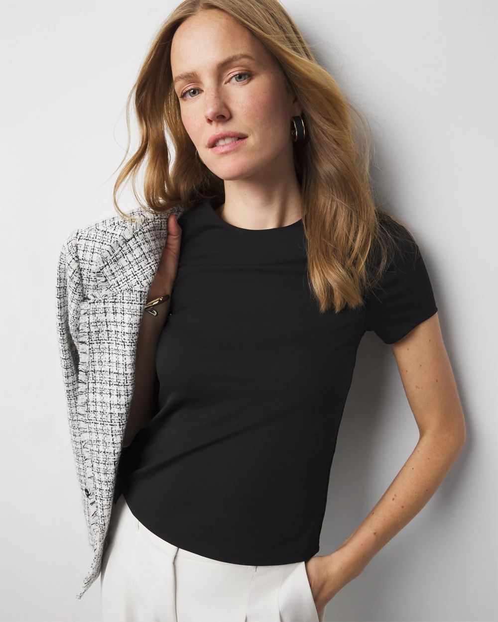 WHBMFORME™ All Ways Stretch Crewneck Tee