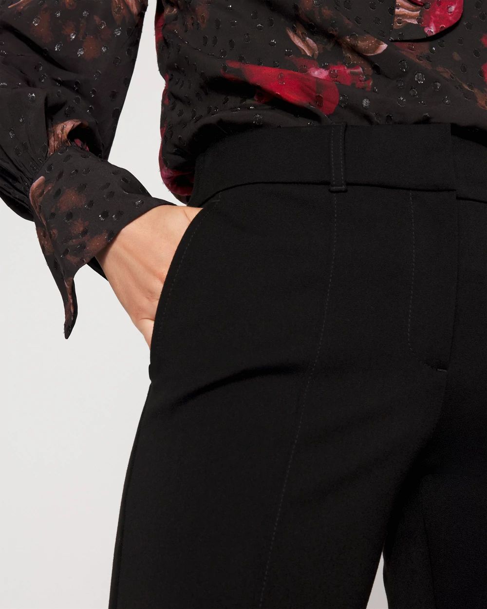 Mid-Rise Zoey Straight Pant