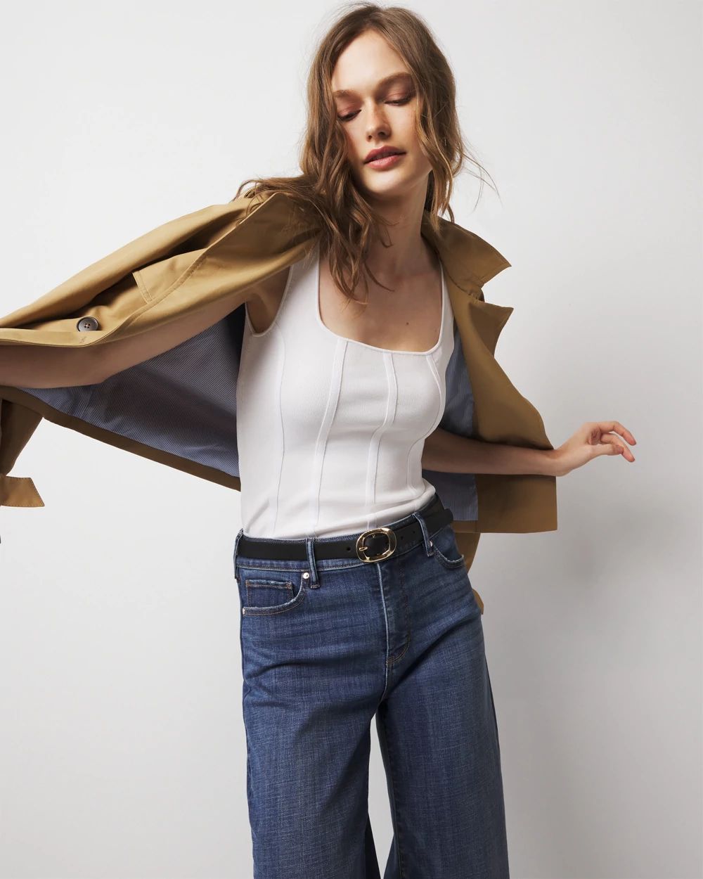 WHBM FORME™ Sculpt Stretch Sweater Corset