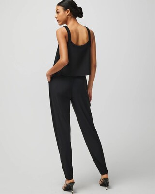 Matte Jersey Metallic Print Jumpsuit