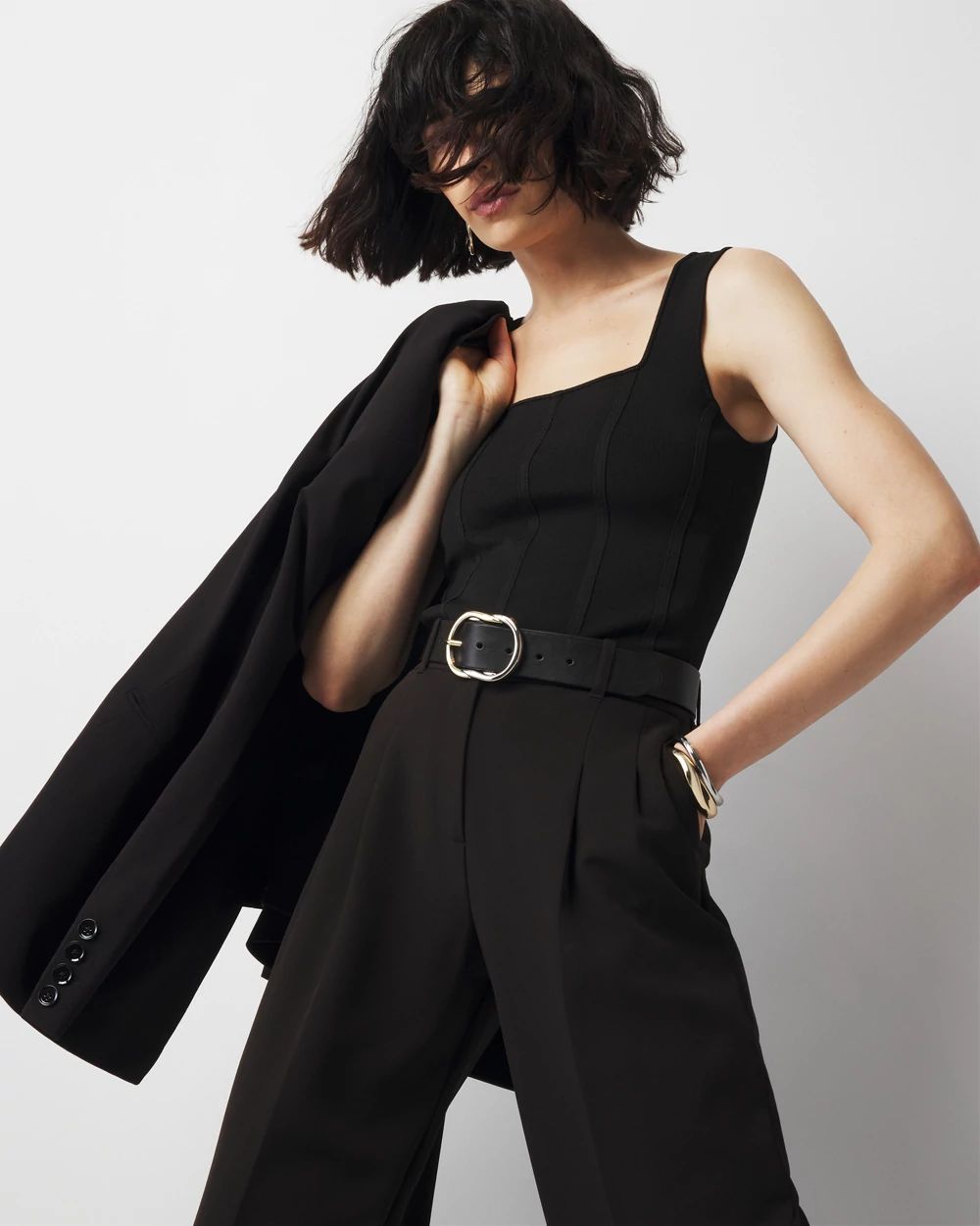 WHBM FORME™ Sculpt Stretch Sweater Corset