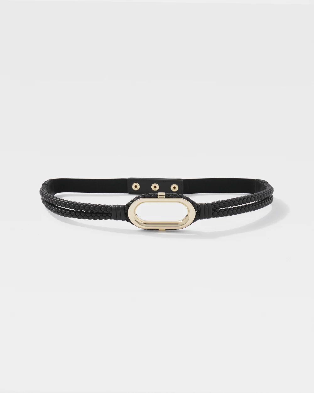 Braided Stretch Waist Belt