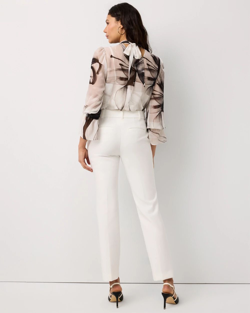 Double Weave Zoey Straight Pant