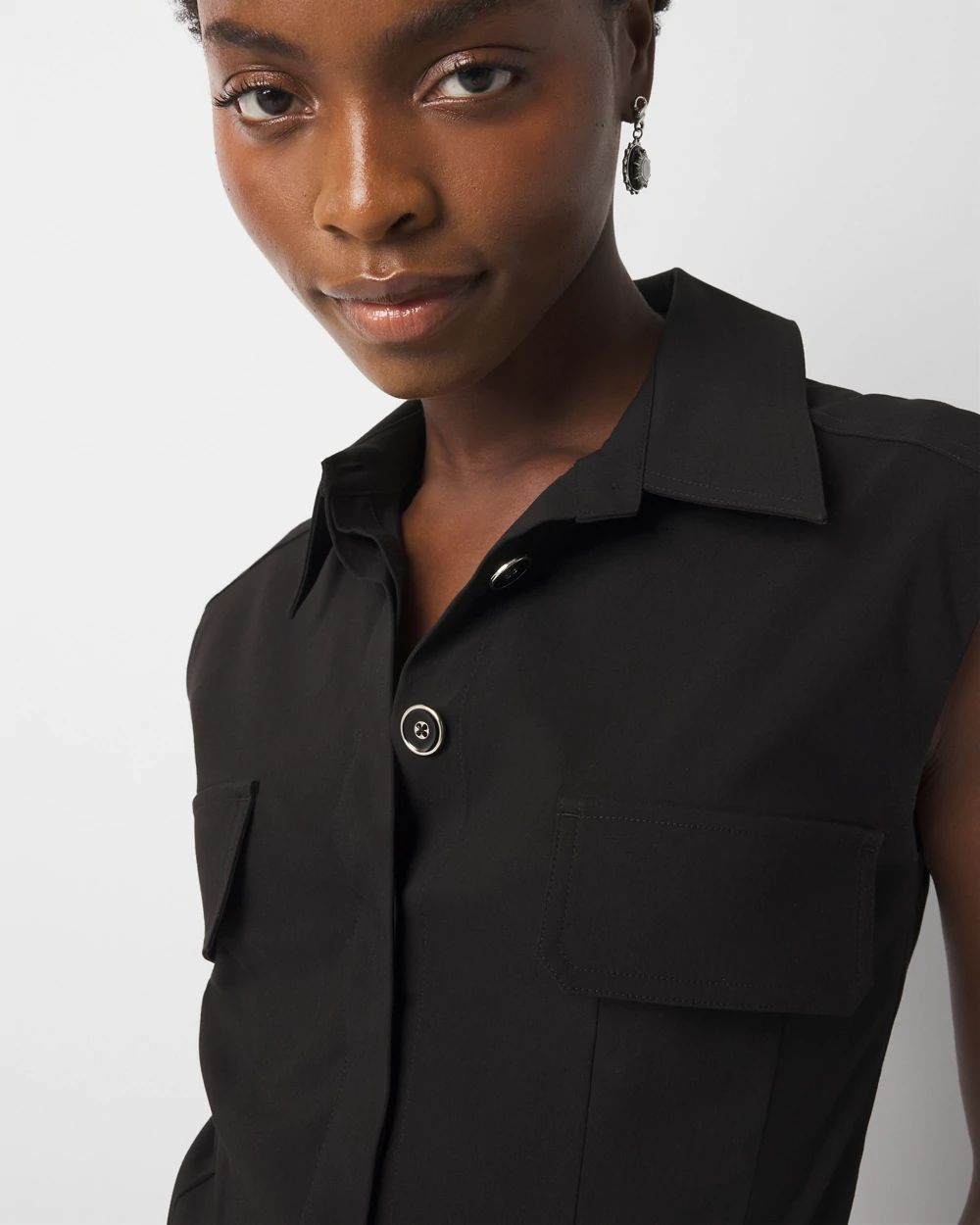 Belted Midi Shirt Dress