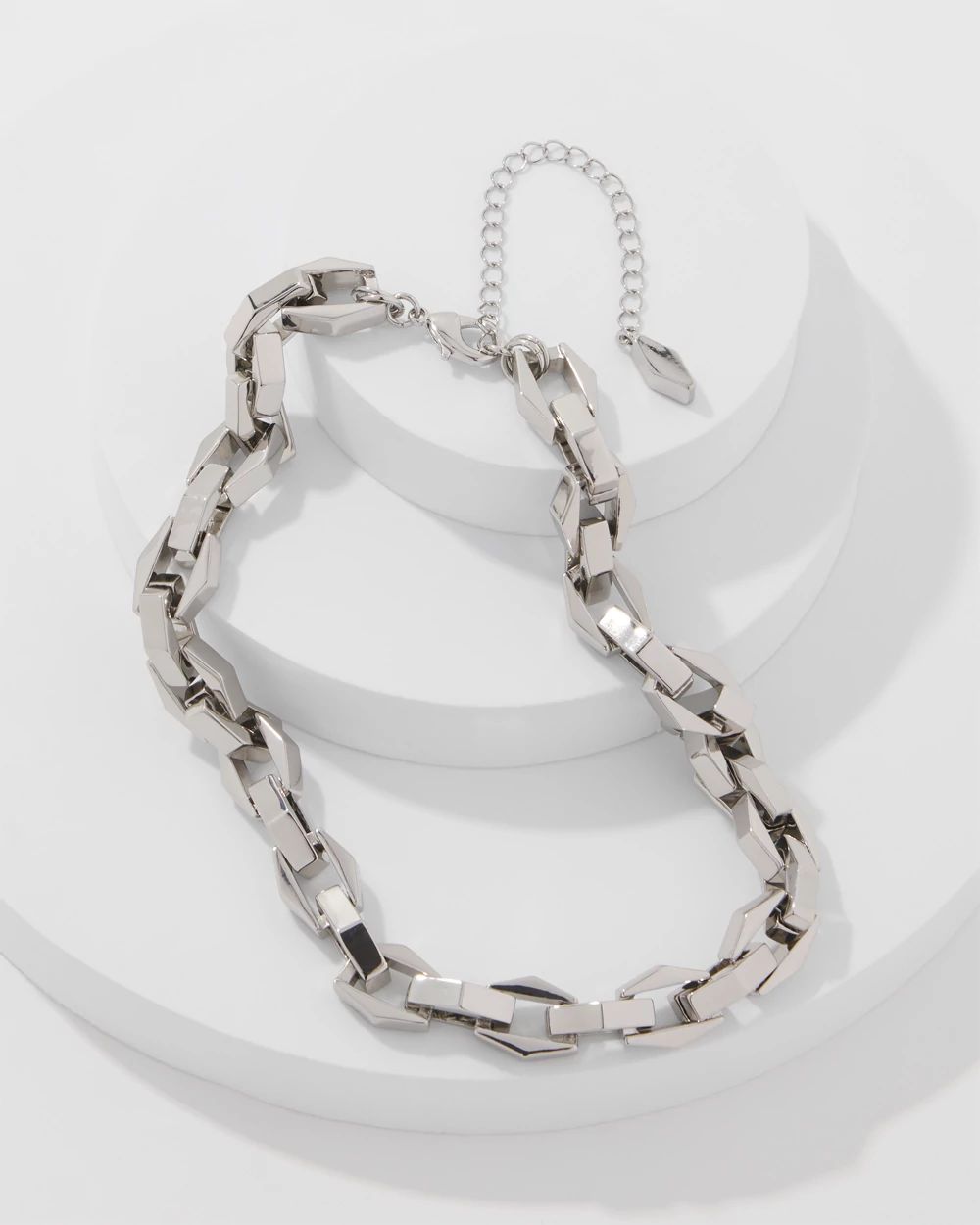 Geometric Links Necklace