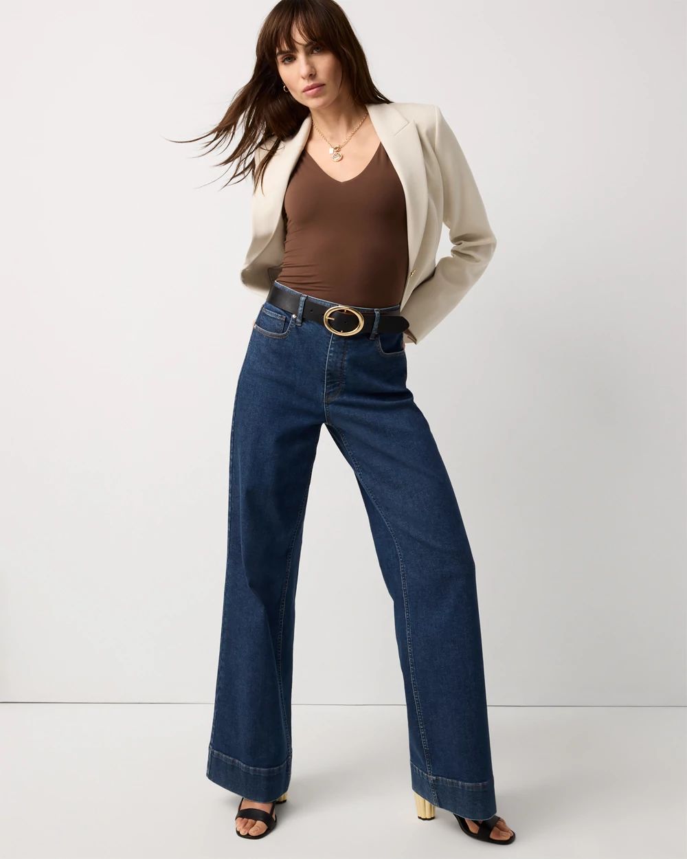 WHBM FORME™ All Ways Stretch Dual Neck Tank