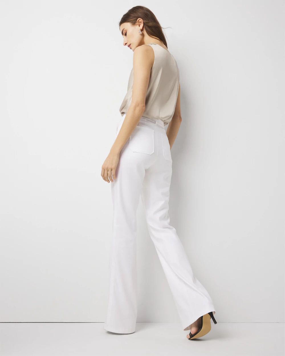 Linen Flare Trouser