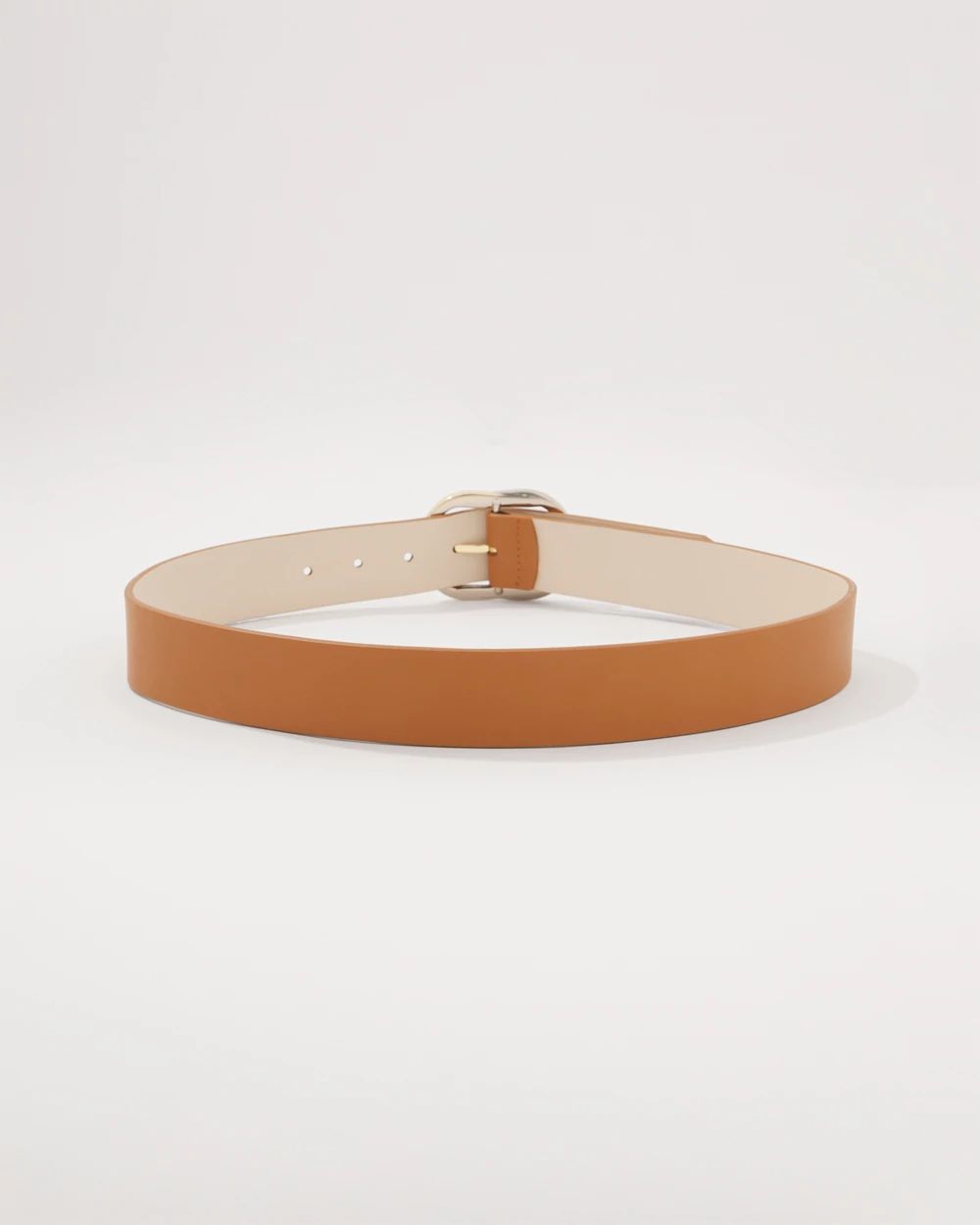 Mixed Metal Buckle Belt