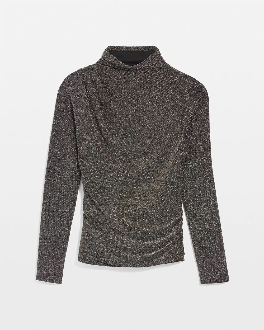 WHBM FORME™ Stretch Metallic Long-Sleeve Tee